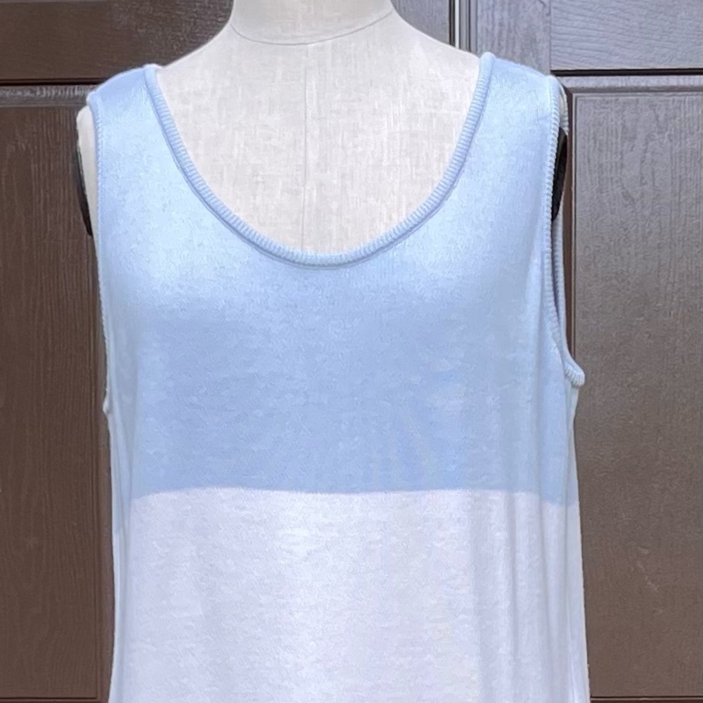 St. John Sport tri-color knit dress